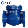 Metal Seat Flange End Non-return valve Cast Iron Flange Drain Non-Return swing Check Valve